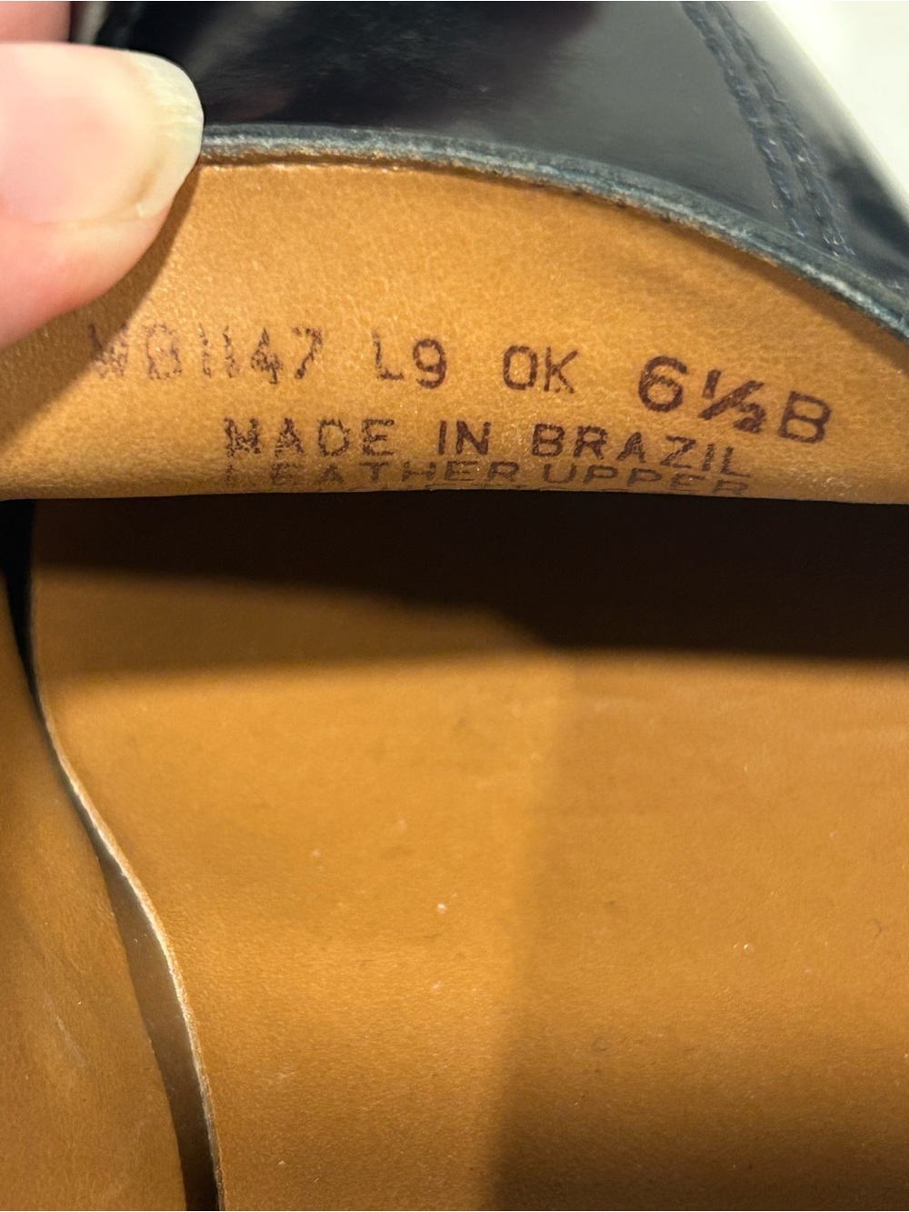 Lauren Ralph Lauren Black Leather Penny Loafers Made in Brazil Size 6.5 Vintage - Picture 9 of 12